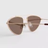Sonnenbrille im Aviator-Stil mit Metallrahmen Sonnenbrille im Aviator-Stil mit Metallrahmen