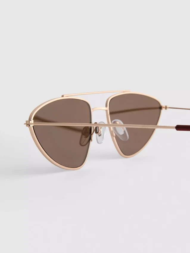 Sonnenbrille im Aviator-Stil mit Metallrahmen Sonnenbrille im Aviator-Stil mit Metallrahmen