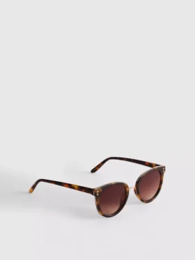 Sonnenbrille im Cat-Eye-Stil mit Steg