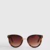 Sonnenbrille im Cat-Eye-Stil mit Steg Sonnenbrille im Cat-Eye-Stil mit Steg