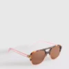 Sonnenbrille im Pilotenstil aus Acryl