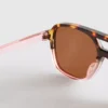 Sonnenbrille im Pilotenstil aus Acryl