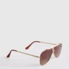 Sonnenbrille im Pilotenstil aus Metall Sonnenbrille im Pilotenstil aus Metall