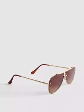 Sonnenbrille im Pilotenstil aus Metall