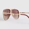 Sonnenbrille im Pilotenstil aus Metall Sonnenbrille im Pilotenstil aus Metall