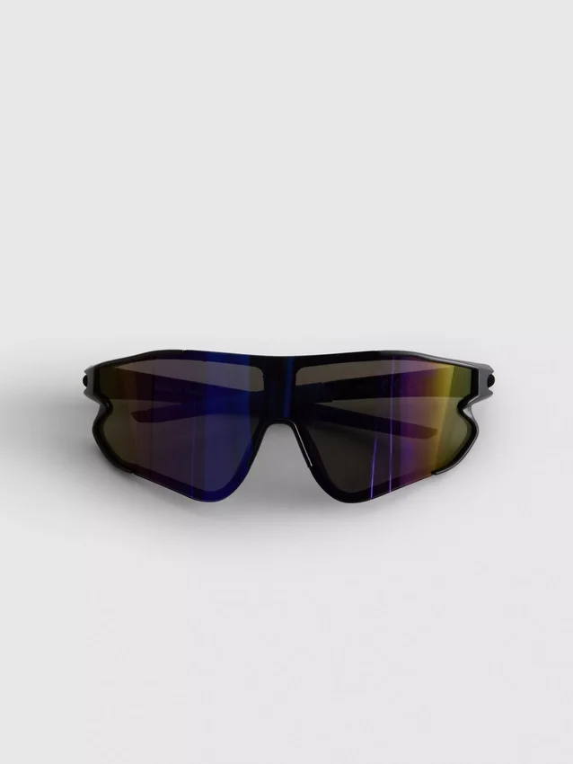 Sonnenbrille im Schild-Design Sonnenbrille im Schild-Design