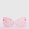 Sonnenbrille im Schmetterlingsrahmen-Stil