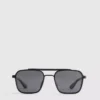 Sonnenbrille mit eckigem Rahmen