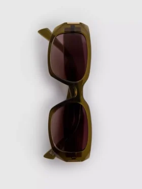 Sonnenbrille mit eckigem Rechteckrahmen