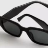 Sonnenbrille mit eckigem Rechteckrahmen Sonnenbrille mit eckigem Rechteckrahmen