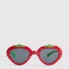 Sonnenbrille mit Erdbeer-Rahmen