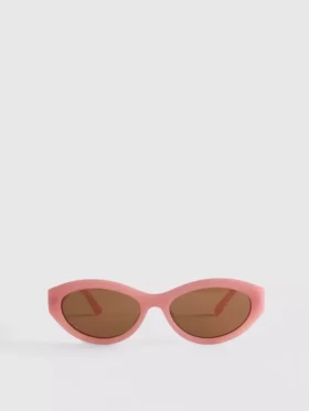 Sonnenbrille mit ovalem Rahmen