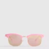 Sonnenbrille mit runden Gläsern