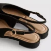 Spitze Slingback-Pantoletten