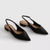 Spitze Slingback-Pantoletten