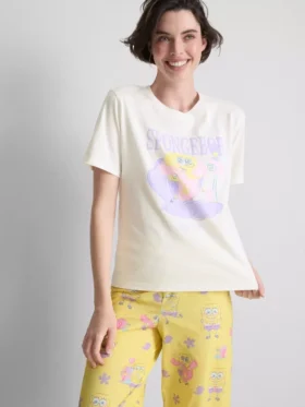 SpongeBob Schwammkopf OOTD-Schlafanzug-Oberteil mit Grafikprint