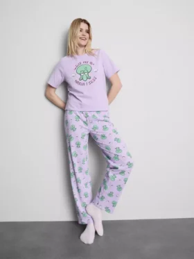 SpongeBob Schwammkopf-Schlafanzug aus Baumwolle mit Aufdruck