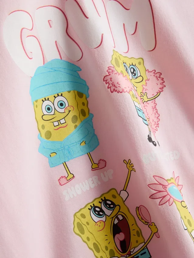 SpongeBob Schwammkopf-Schlafanzug mit Aufdruck SpongeBob Schwammkopf-Schlafanzug mit Aufdruck
