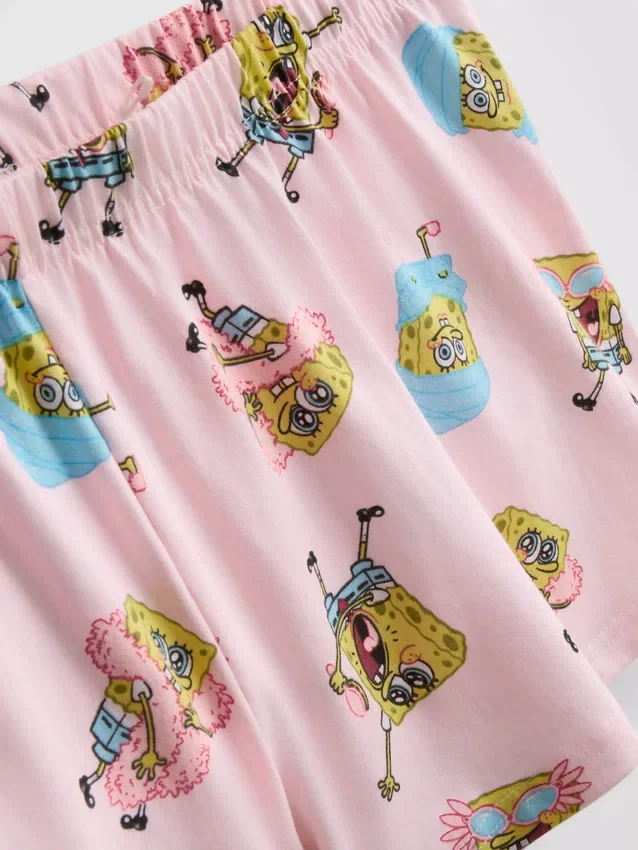 SpongeBob Schwammkopf-Schlafanzug mit Aufdruck SpongeBob Schwammkopf-Schlafanzug mit Aufdruck