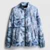 Sportjacke mit Reißverschluss und Trichterkragen Sportjacke mit Reißverschluss und Trichterkragen