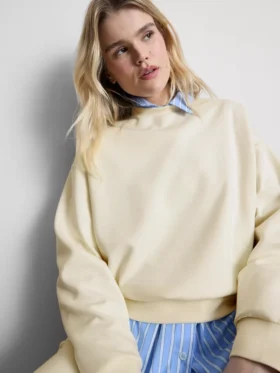 Sportliches Sweatshirt mit Rundhalsausschnitt