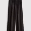 Strandhose aus Baumwolle mit weitem Bein Strandhose aus Baumwolle mit weitem Bein