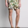 Strandshorts mit Dschungel-Struktur Strandshorts mit Dschungel-Struktur
