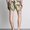 Strandshorts mit Dschungel-Struktur Strandshorts mit Dschungel-Struktur