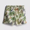 Strandshorts mit Dschungel-Struktur Strandshorts mit Dschungel-Struktur