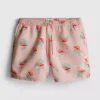 Strandshorts mit Flamingo-Struktur Strandshorts mit Flamingo-Struktur