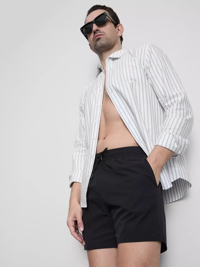 Strandshorts mit Struktur Strandshorts mit Struktur