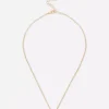 Strass-Initialen-Halskette