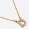 Strass-Initialen-Halskette
