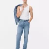 Stretch-Jeans mit geradem Bein Stretch-Jeans mit geradem Bein