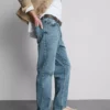 Stretch-Jeans mit geradem Bein Stretch-Jeans mit geradem Bein