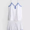 Stretch-Schlafanzug mit kurzen Hosen aus baumwollreicher Mischung Stretch-Schlafanzug mit kurzen Hosen aus baumwollreicher Mischung