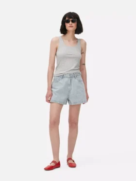 Stretch-Tanktop mit U-Ausschnitt