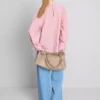Strukturierte Bluse mit Ballonärmeln Strukturierte Bluse mit Ballonärmeln