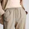 Strukturierte Hose mit weitem Bein Strukturierte Hose mit weitem Bein