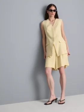 Strukturierte Longline-Weste