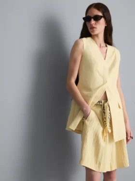 Strukturierte Longline-Weste