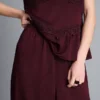 Strukturierte Satin-Hose mit geradem Bein Strukturierte Satin-Hose mit geradem Bein
