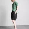 Strukturierte Shorts mit Kordelzug