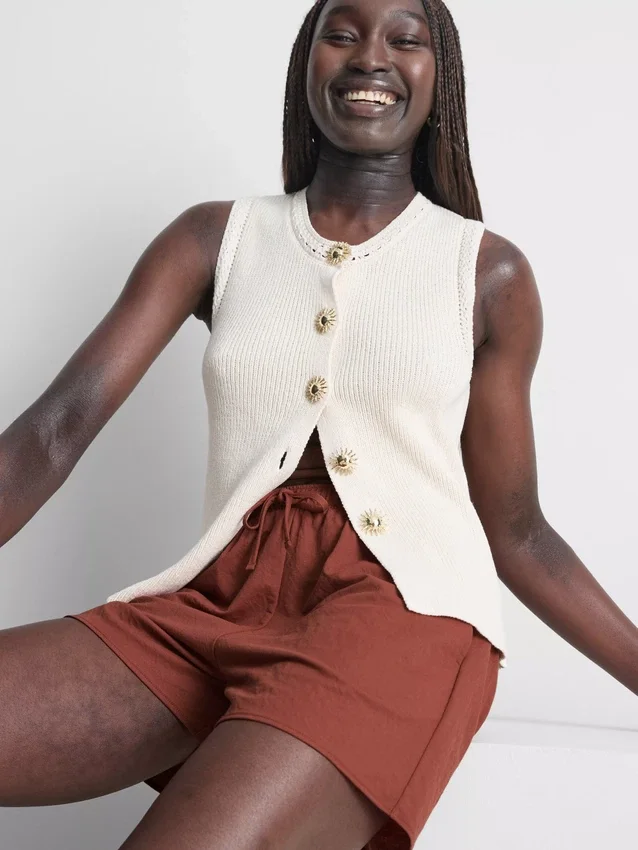 Strukturierte Shorts mit Kordelzug Strukturierte Shorts mit Kordelzug