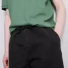 Strukturierte Shorts mit Kordelzug