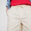 Strukturierte Shorts mit Kordelzug
