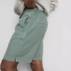 Strukturierte Shorts mit Kordelzug