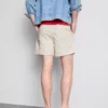 Strukturierte Shorts mit Kordelzug