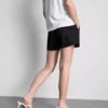 Strukturierte Shorts mit Kordelzug Strukturierte Shorts mit Kordelzug