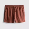 Strukturierte Shorts mit Kordelzug Strukturierte Shorts mit Kordelzug